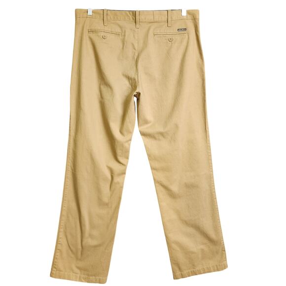Eddie Bauer Mens Classic Fit Legendwash Pants Size 38 X 34 Saddle Khaki Cotton - Picture 4 of 15